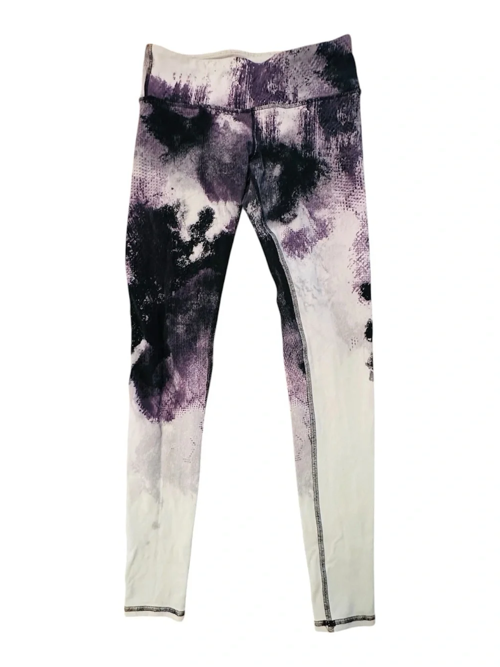 Alo Yoga Thick Lined Airbrush Purple Leggings Womens Small 6/8